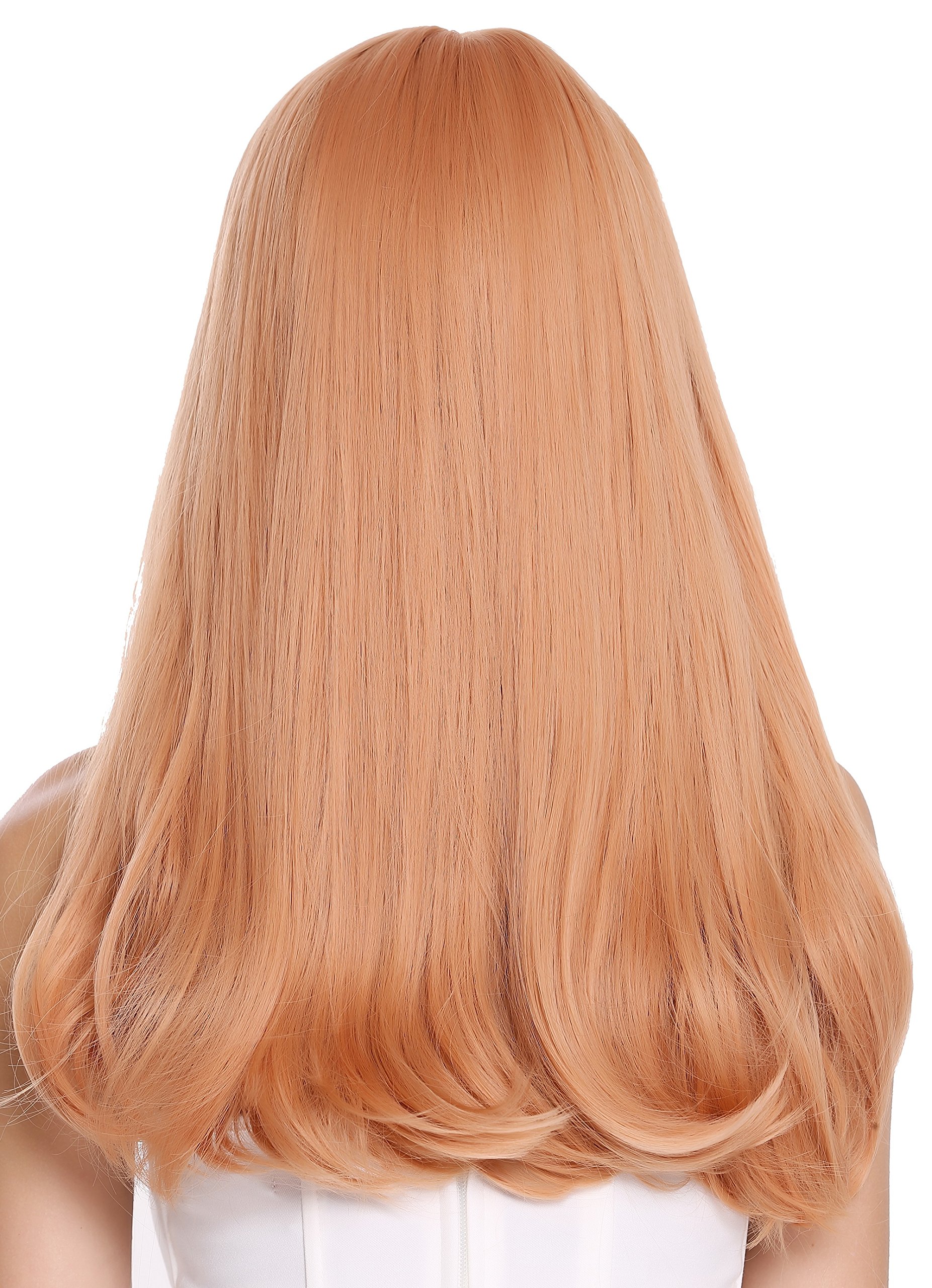 WIG ME UP - DL047-1344 Quality women's wig lady long sleek wavy hair tips reddish blonde fair red orange-red - Image 4