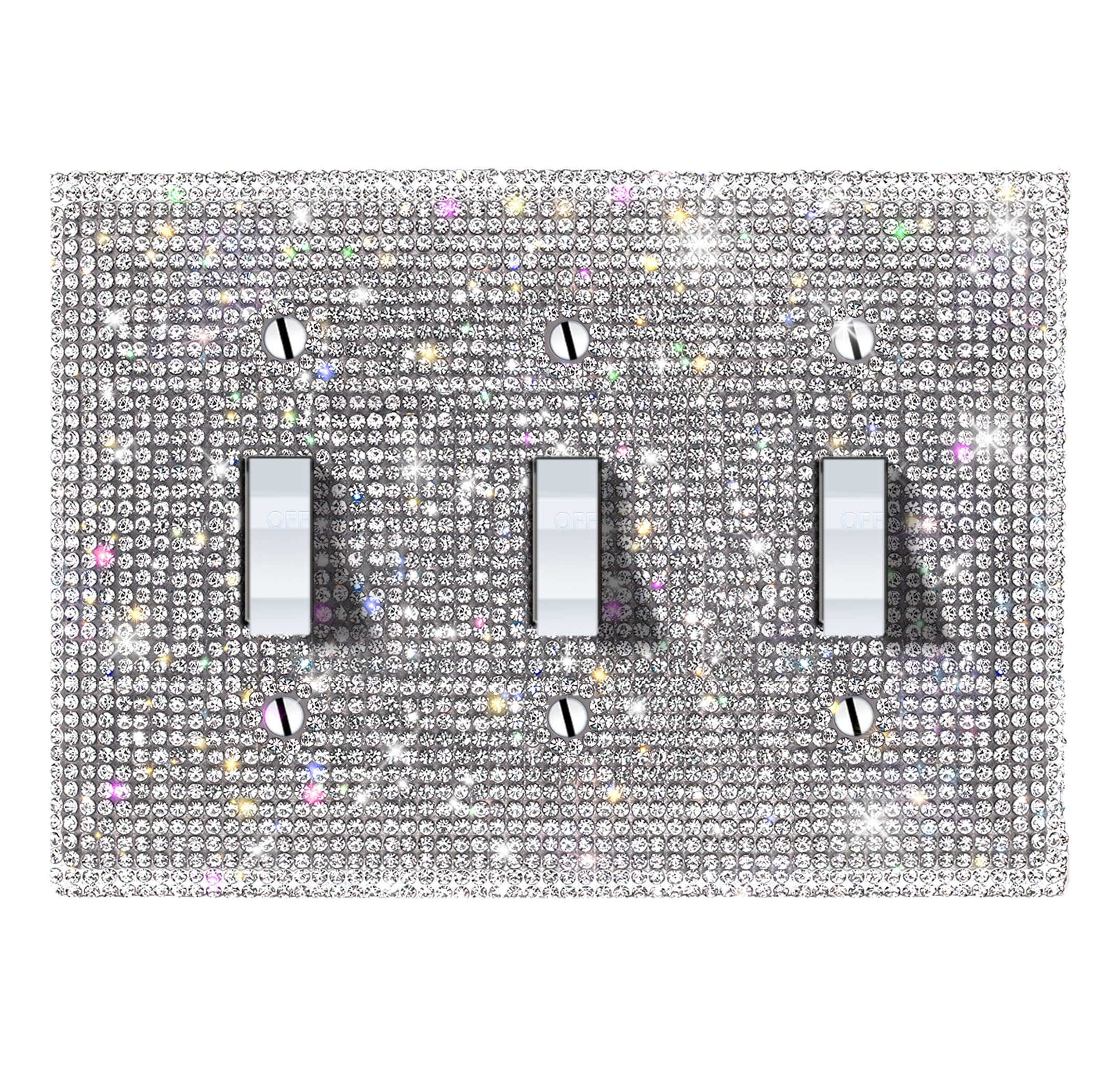 Silver Light Switch Covers