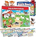 Montessori Preschool Busy Book for Toddlers Ages 3 and Up - Preassembled Preschool Learning Activities Homeschool Montessori Toys - 3 Year Old Boy Gift, Christmas Gifts for Grandkids