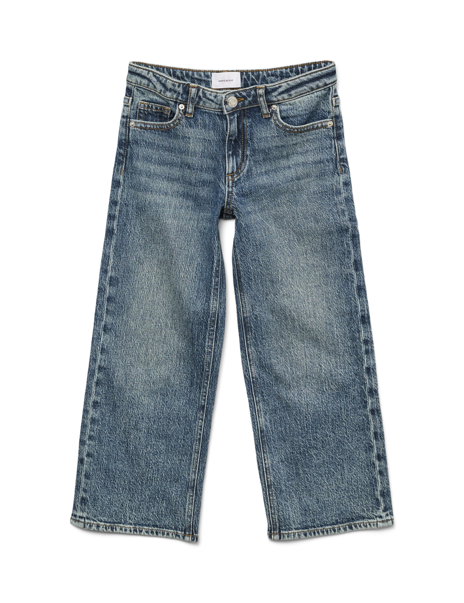 VERO MODA Mädchen Vmtessa Hr Wide Jeans Ra3033 Girl Noos