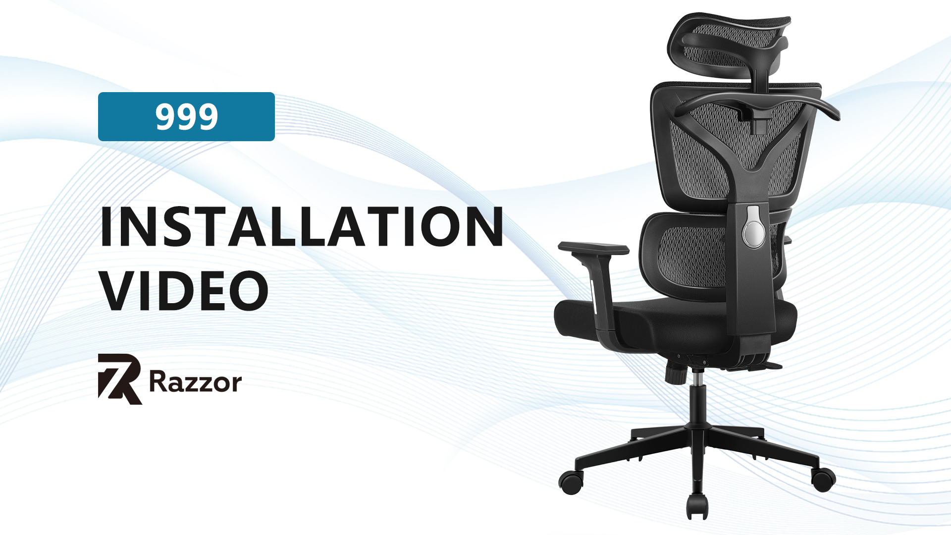 Watch The Installation Video Of Razzor 999 Office Chair on Amazon Live