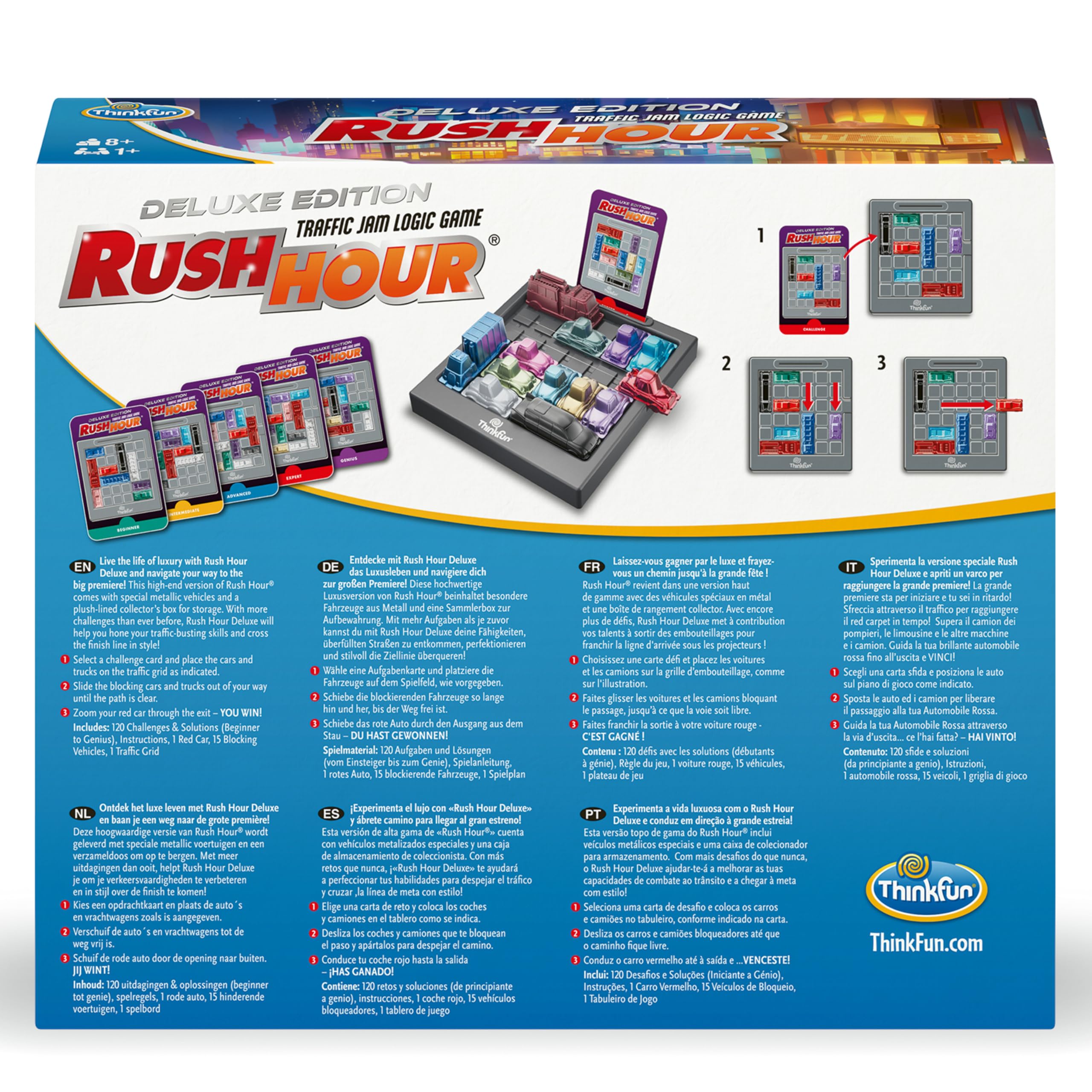ThinkFun Rush Hour® Deluxe, Board Games - Amazon Canada