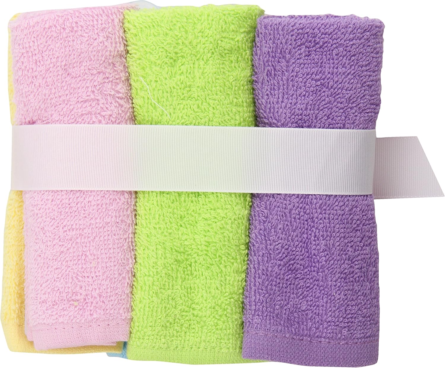 Luvable Friends Unisex Baby Super Soft Cotton Washcloths, Pink, One Size (Pack of 2)