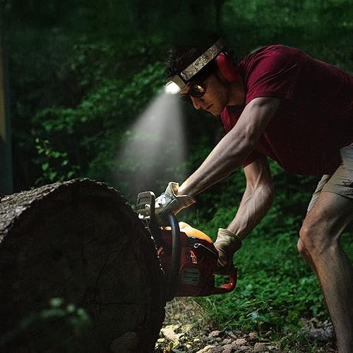 Miniatura 8 de EverBrite Faro delantero, lámpara de cabeza de 300 lúmenes para adultos, 7 modos con luz blancarojaverde, faro LED ajustable de 30 para camping,