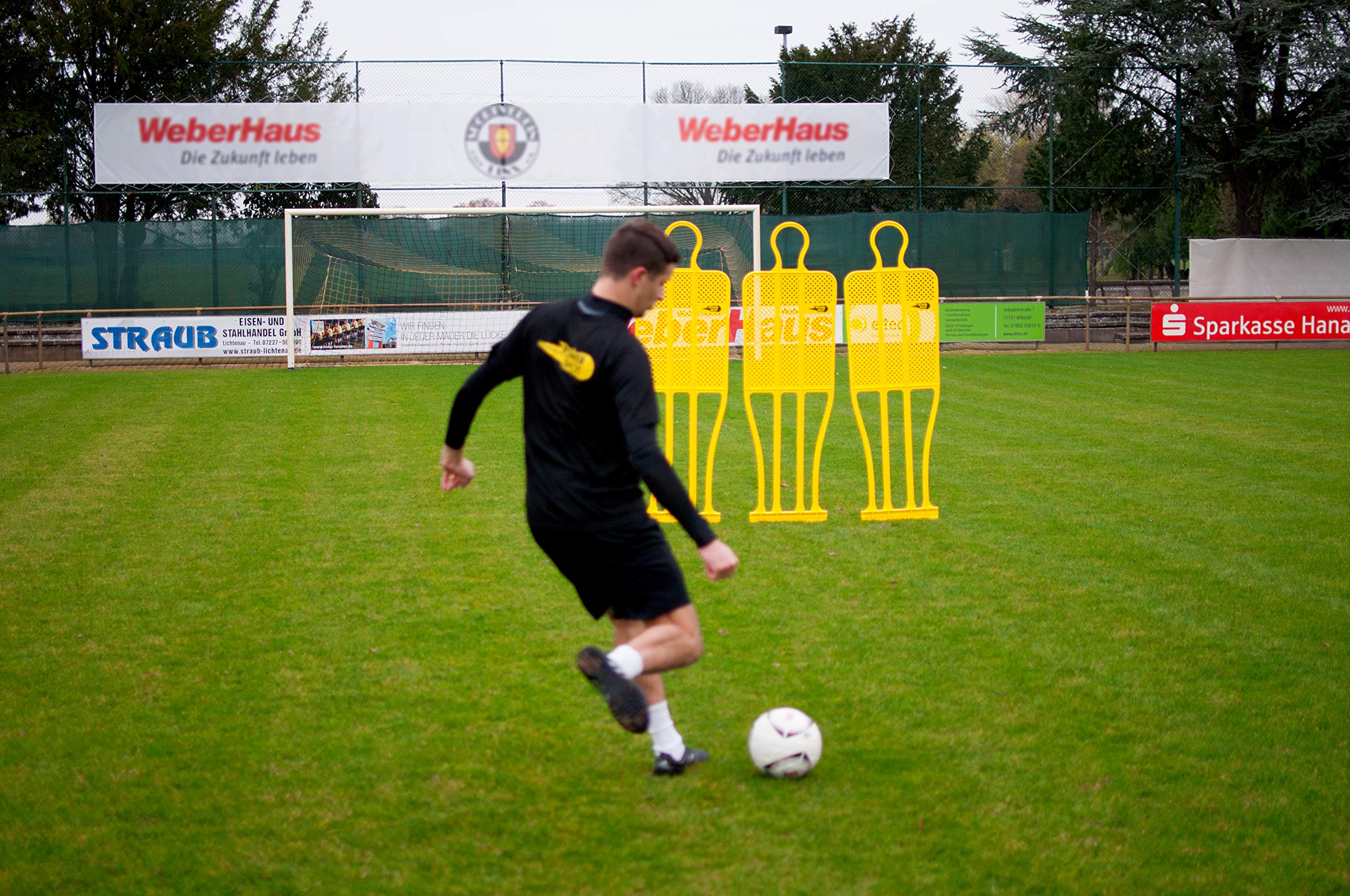 Lot De 3 Mannequins Flexibles Football – Silhouettes Humaines Imprimées Pour Entraînement Coup Franc Et Précision – Netsportique