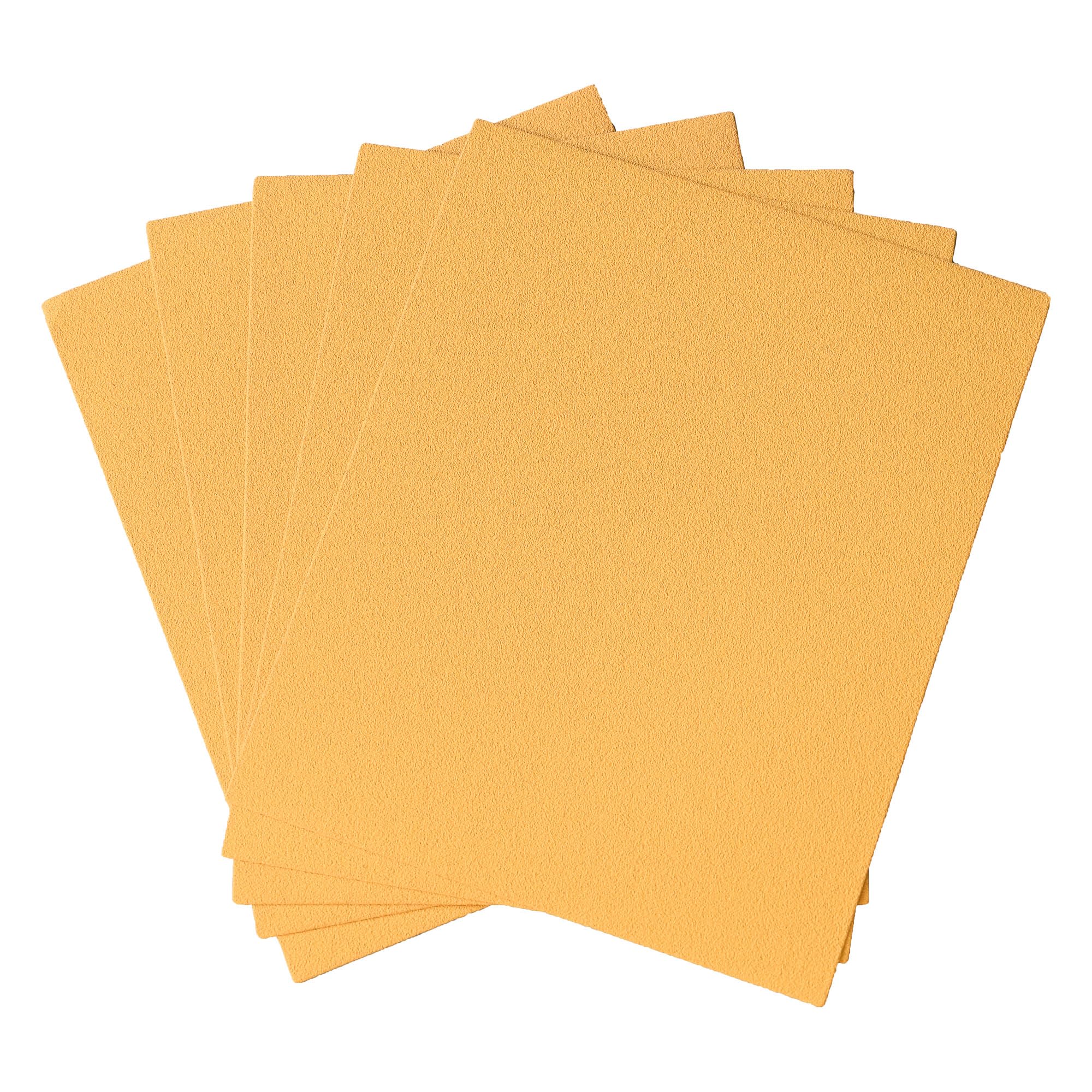 Trend Aluminium Oxide Sanding Sheets, 80 Grit, 230mm x 280mm, Strong & Durable Anti-Clog Sand Paper, AB/S230/80A, Pack of 5