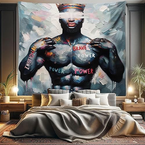 Miniatura 104 de Ambesonne Tapiz de fantasía, paisaje de fantasía con reloj, rayos de cielo de ensueño desde el techo, arte ficticio, colgante de pared ancho para