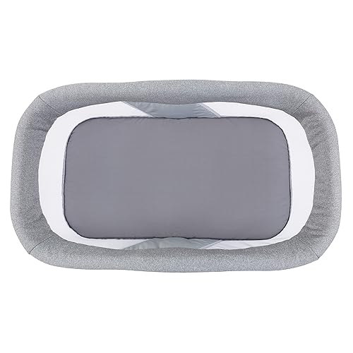 Miniatura 5 de Baby Trend Cuna mecedora 2 en 1 de plegado rápido, gris piedra sombra