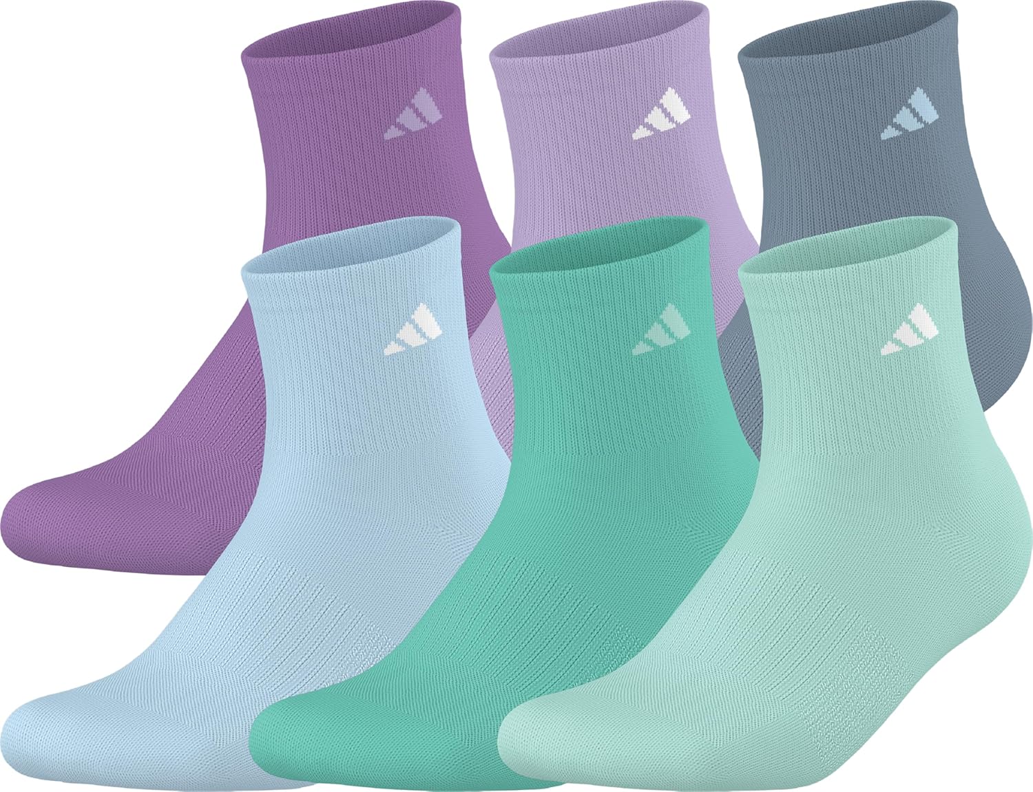 adidas Men's Adidas Men's Superlite No Show Socks (6 Pairs) Lightweight & Breathable