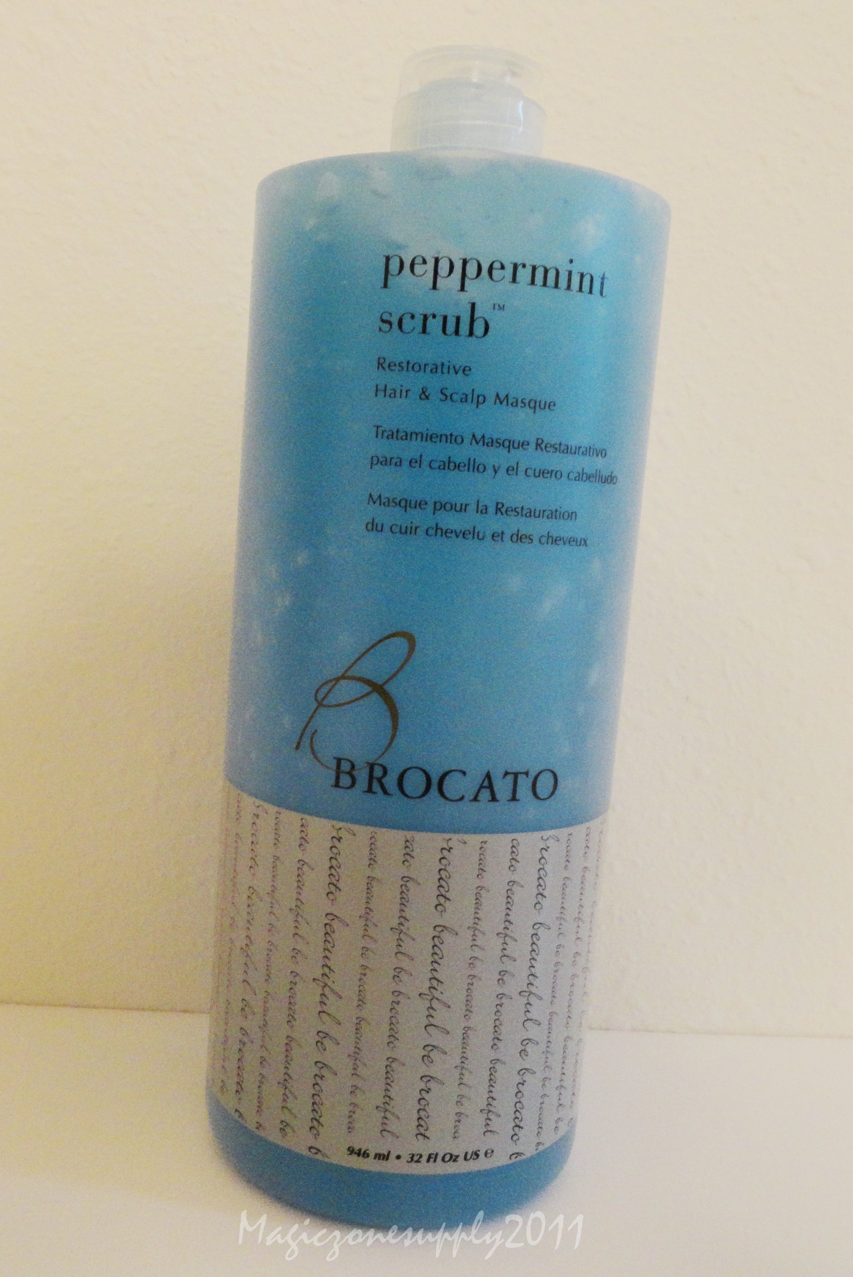 Brocato Peppermint Scrub - Restorative Hair & Scalp Masque (32 oz)
