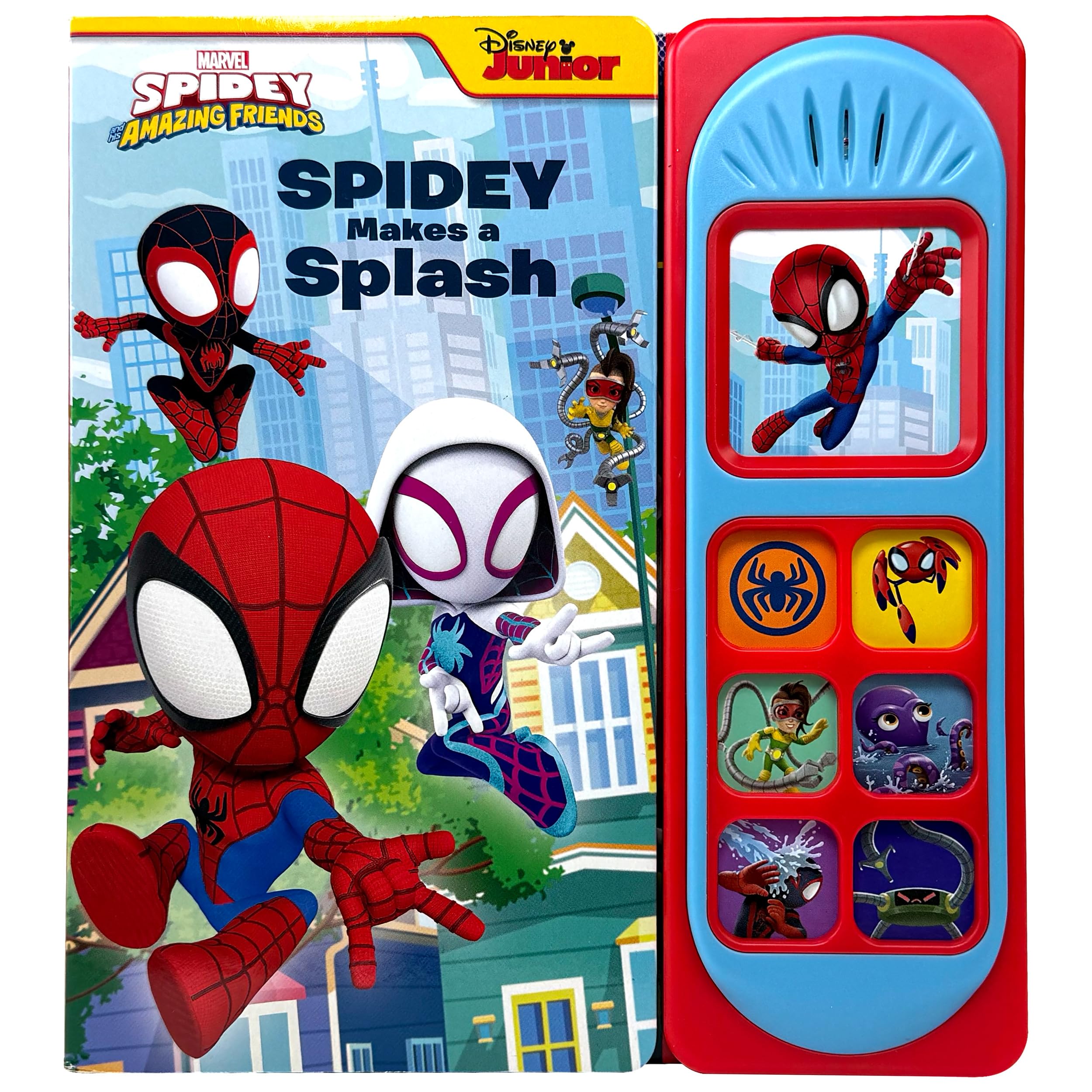Marvel Spider-man - Spidey and his Amazing Friends – Spidey Makes a Splash Sound Book - PI Kids