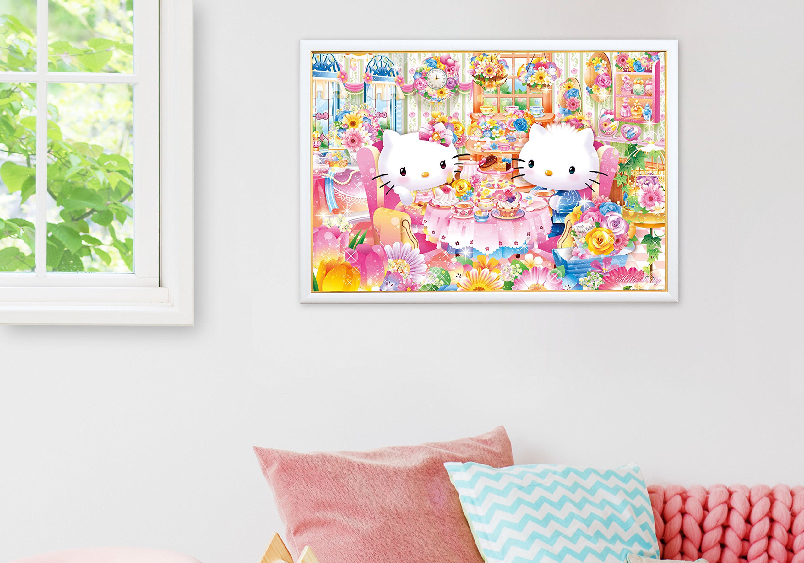 Amazon.co.jp: 1000ピースジグソーパズル ハローキティのフラワー