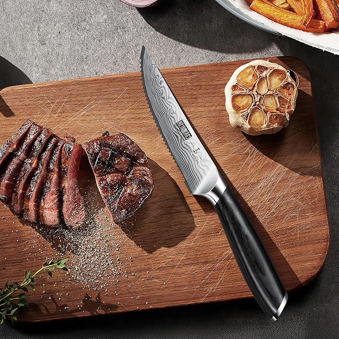 Set Cuchillos Cocina 7 Piezas Acero Inoxidable Base Magnética miniatura 2