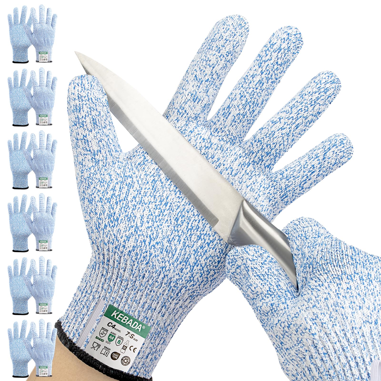 Kebada Cut Resistant Gloves 6-Pack