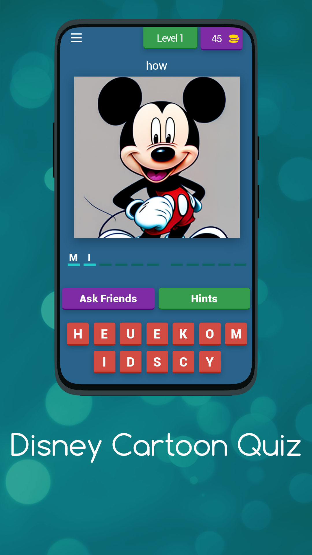 Disney cartoon quiz app on amazon appstore