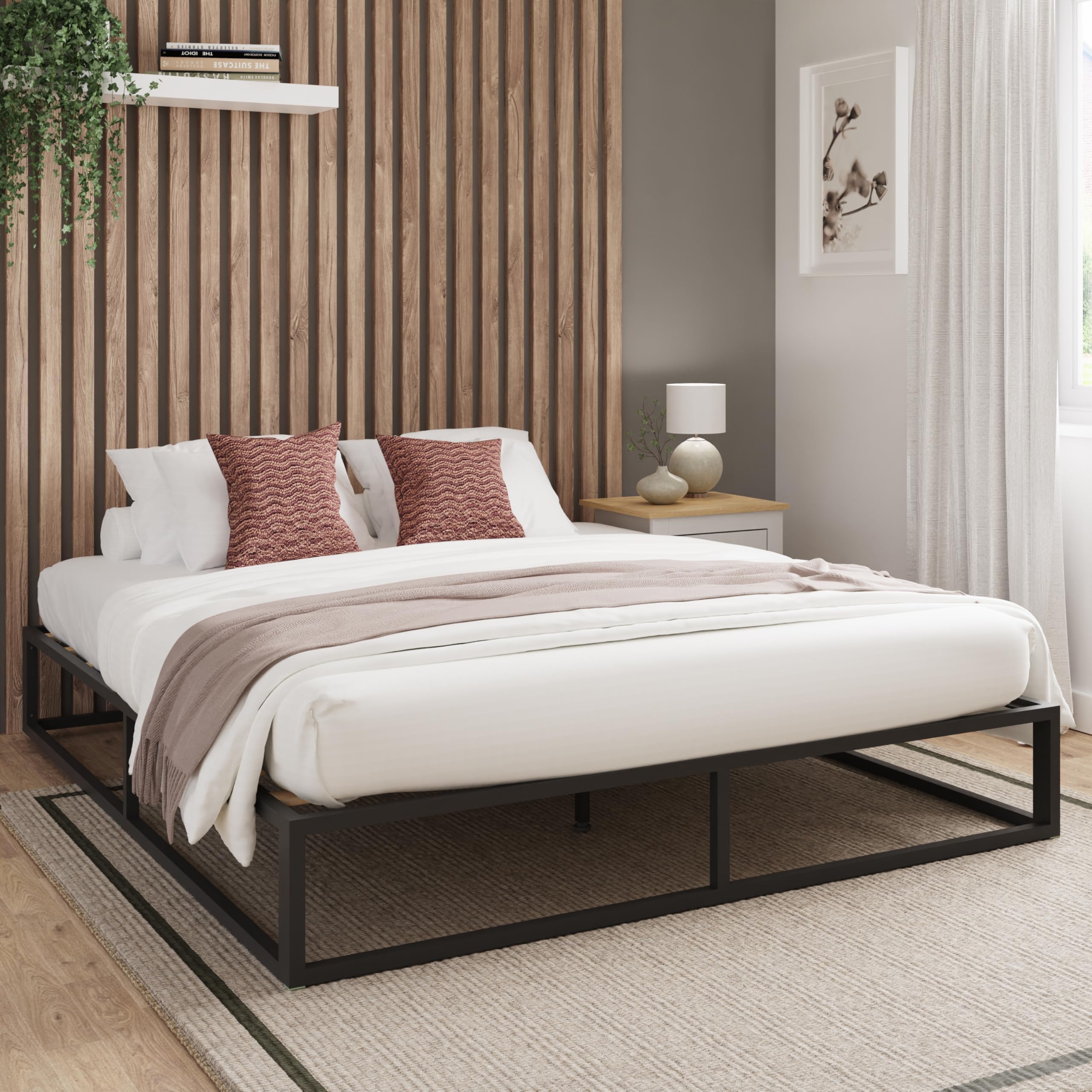 GFW Urban Metal Platform Double Bed Bed Frame