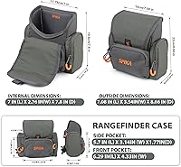 Vista 5 de SPIKA Binocular Arnés Pecho Pack, Bino Case con Telémetro Impermeable Bolsa para Caza