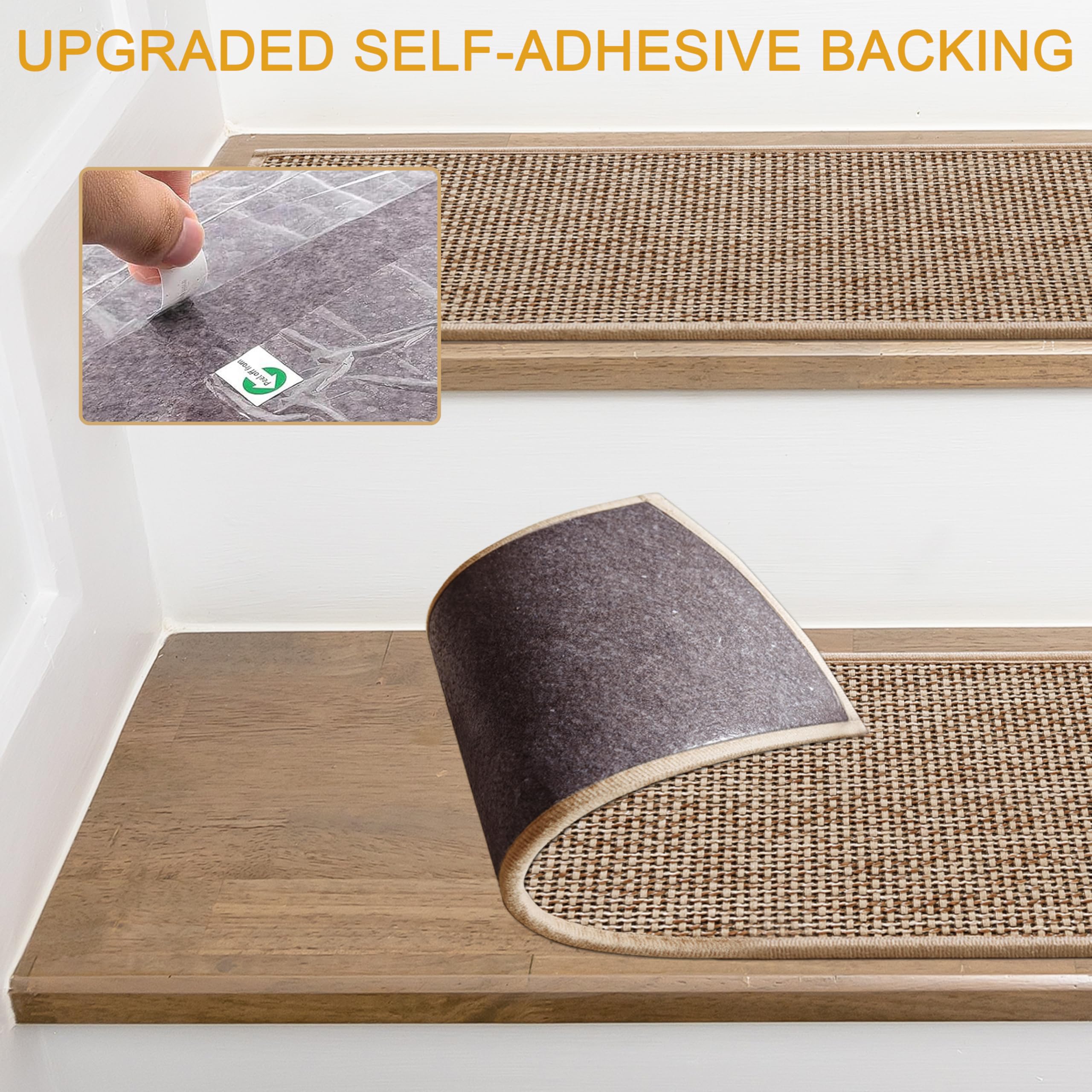 Artnice Tapis d'escalier (15 pièces)