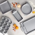 Starfrit L'onde rocheuse 26x38cm (10'x15'') Feuille de cookies non-classiques - Acier au carbone durable - Sûre - PFOA Gratuit - Facile à nettoyer - argent