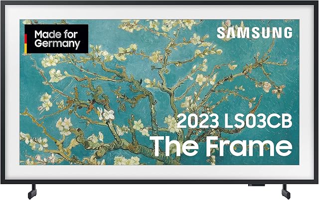 SAMSUNG QLED 4K ramka 32 cale Fernseher (GQ32LS03CBUXZG), wyświetlacz matowy, austauschbare Rahmen, tryb artystyczny [2023]