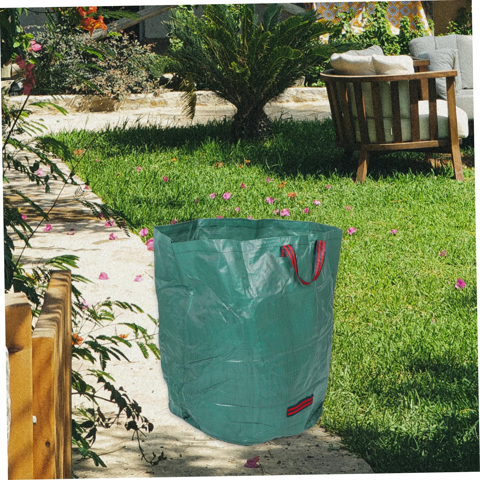 SUPVOX Sacco per Rifiuti da Giardino Pieghevole Sacco Riutilizzabile per Raccolta di Foglie e Raccoglitore di Foglie Resistente per Detriti del Prato