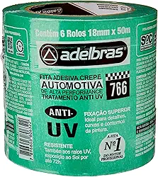 Fita Crepe 766 Mask Automotiva 18X50M Vd Pct Com 06 111271