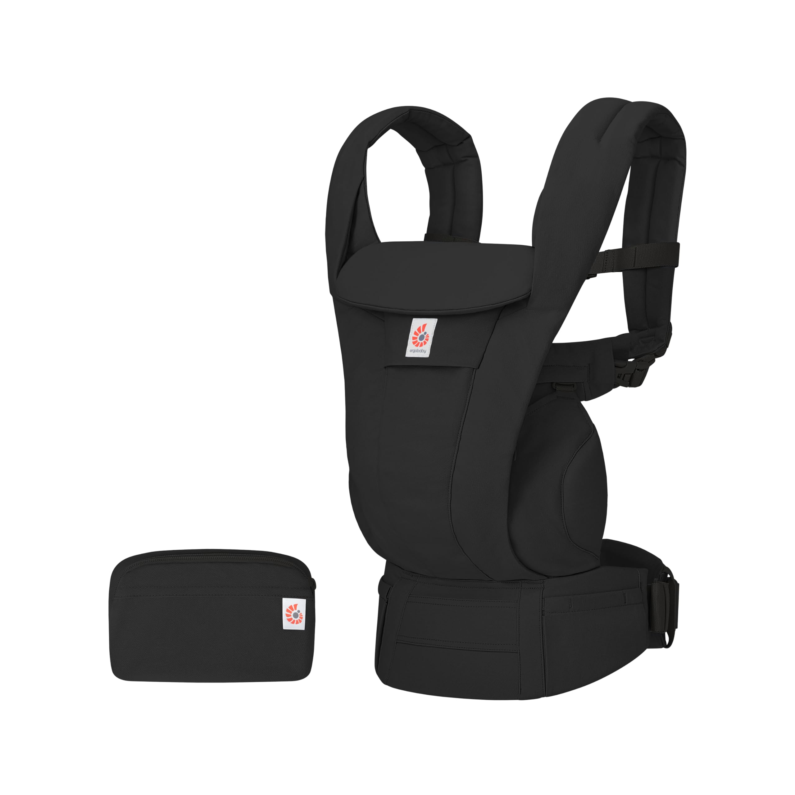 Ergobaby Omni Deluxe All-in-One Baby Carrier for Newborns from Birth up to 20kg, Ergonomic 4-Position Cotton Baby Carrier Back Carrier Travel System, Pearl Grey — view 15