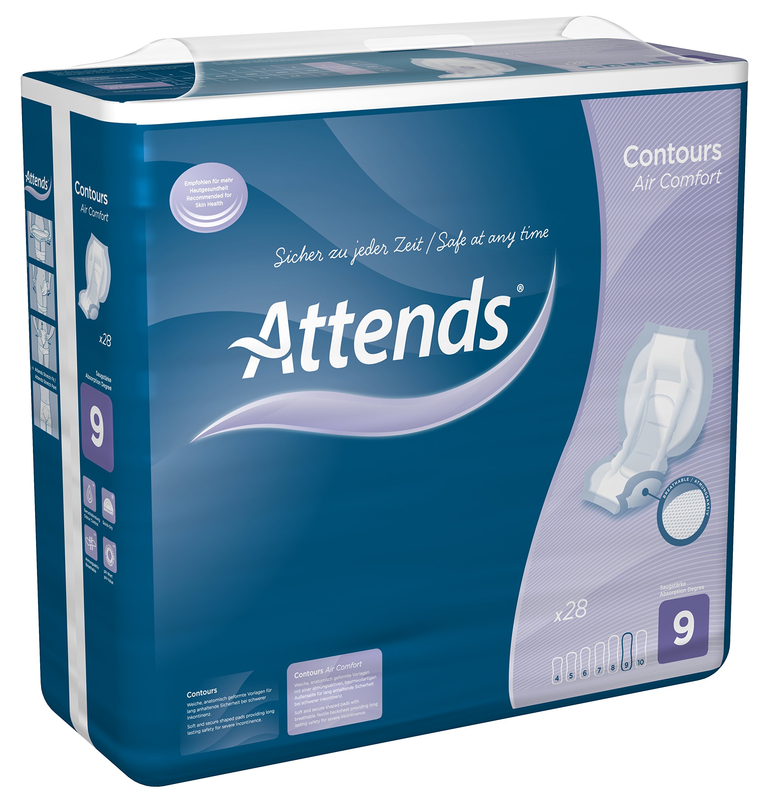 Attends Contours Air Comfort 9 (4x 28 Stück)