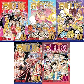 One Piece Series Oda Eiichiro Vol 86-90 Collection 5 book set