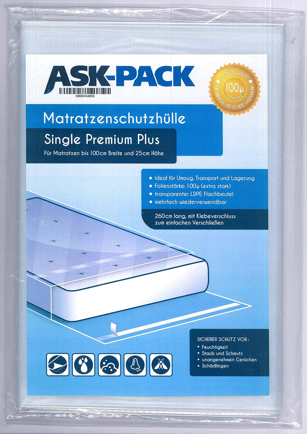 involucro di plastica per l'imballaggio