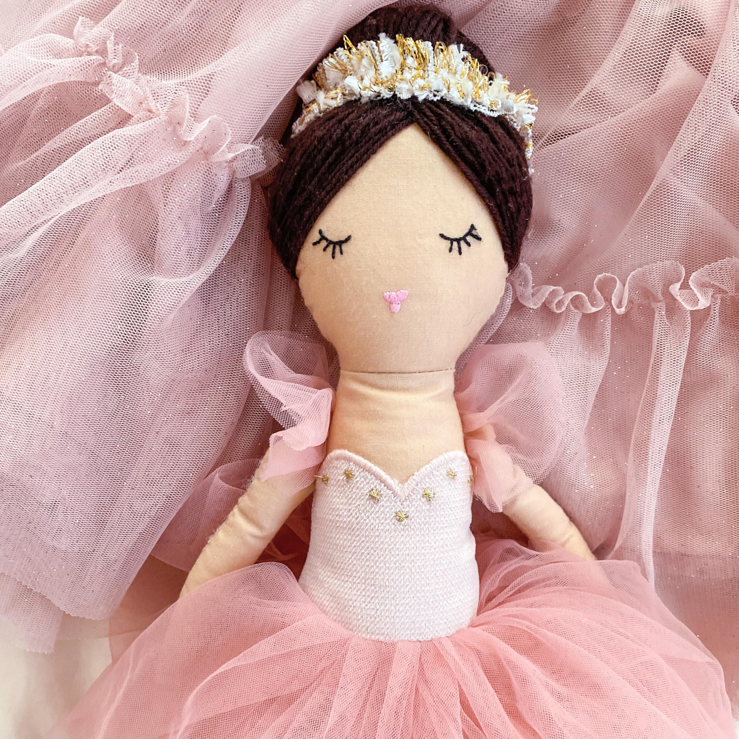 MON AMI Juliet The Prima Ballerina 22-Inch Stuffed Doll for Girls, Peach, 22 pulgadas - Image 2