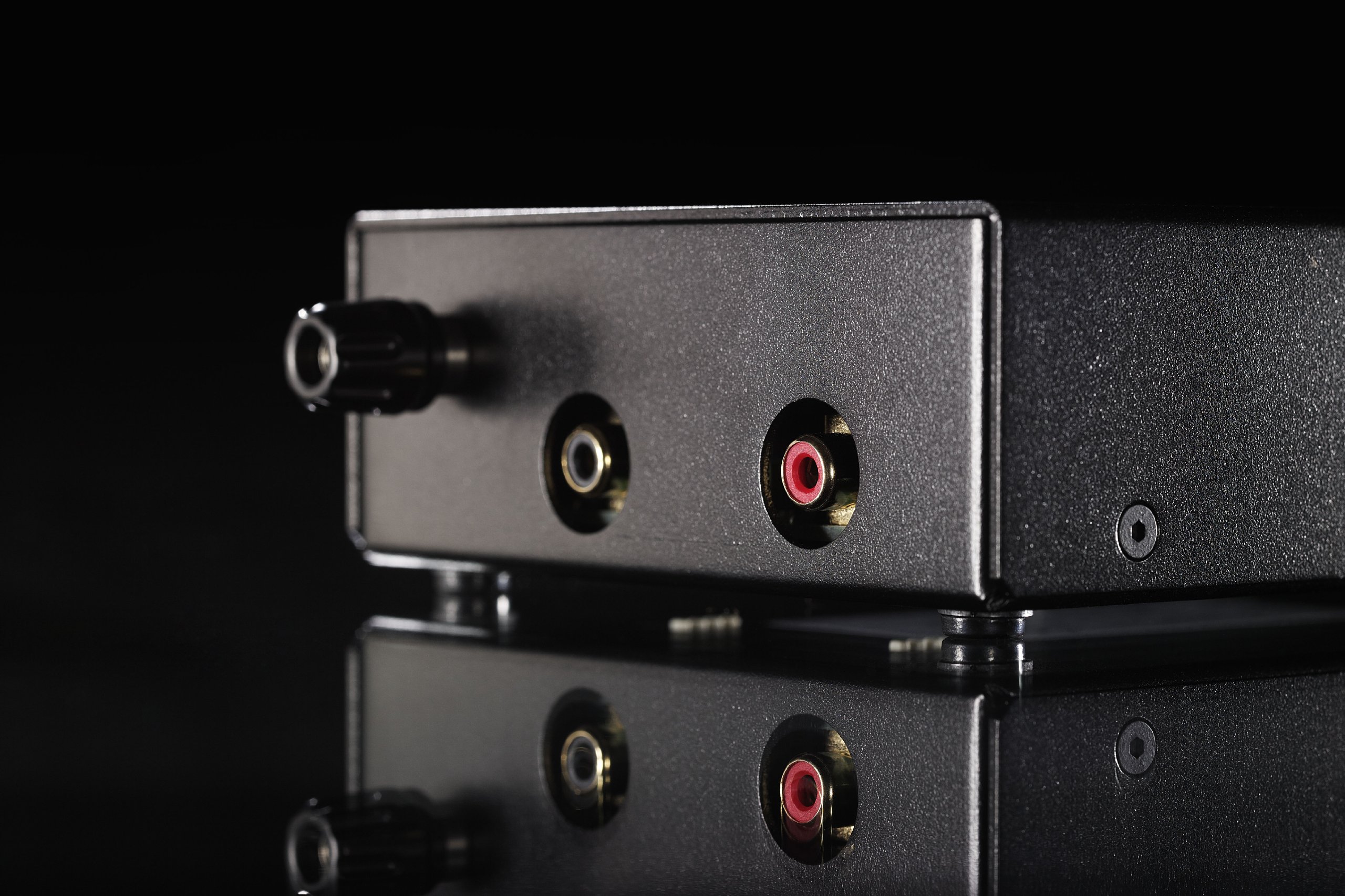 Lehmann - Preamplificatore phono Audio Black Cube (MM/MC, 113 x 108 x 45 mm), nero