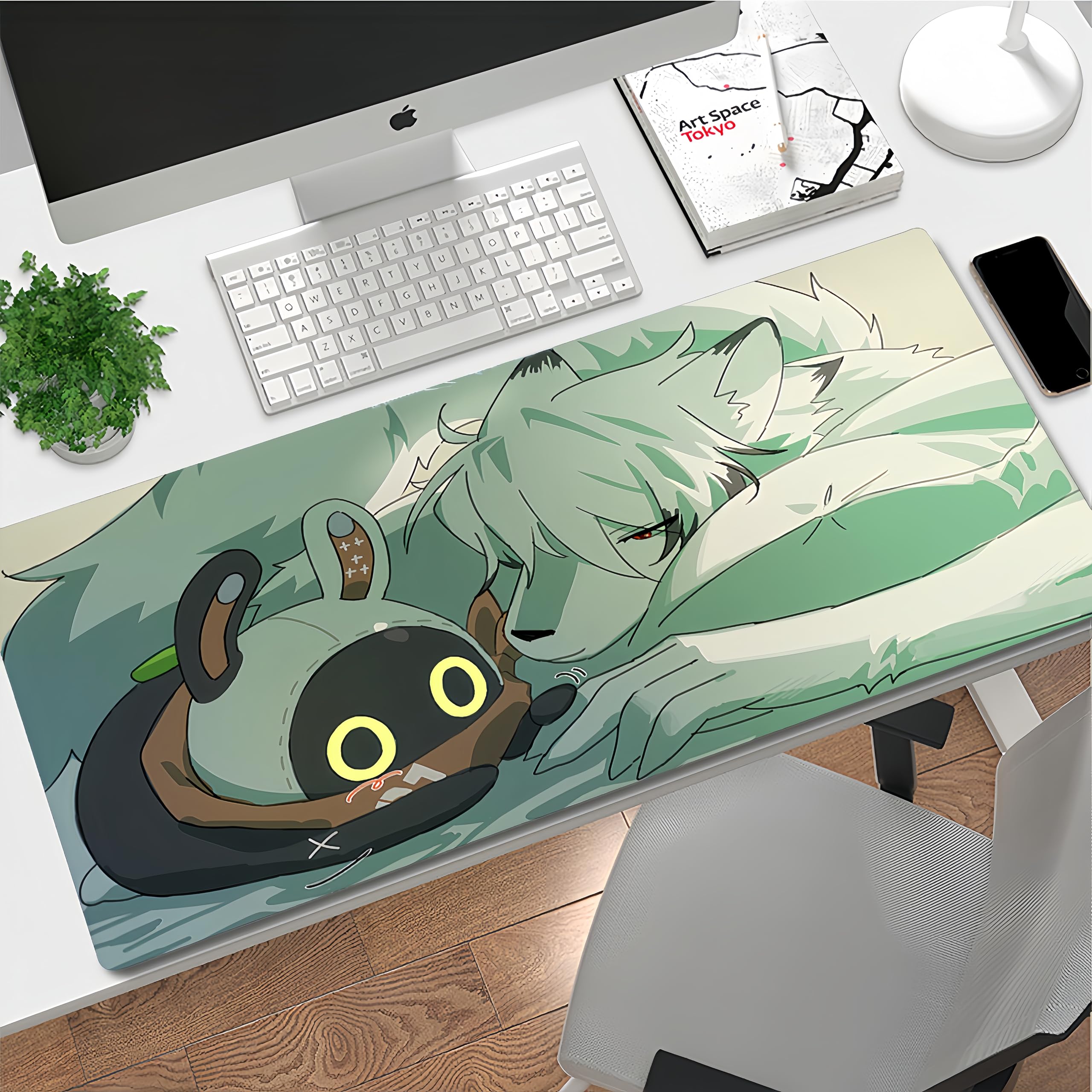 Tapis De Souris Gaming Zenless Zone Zero - Format XL/XXL, Surface Lisse, Base Antidérapante, Bords Cousus