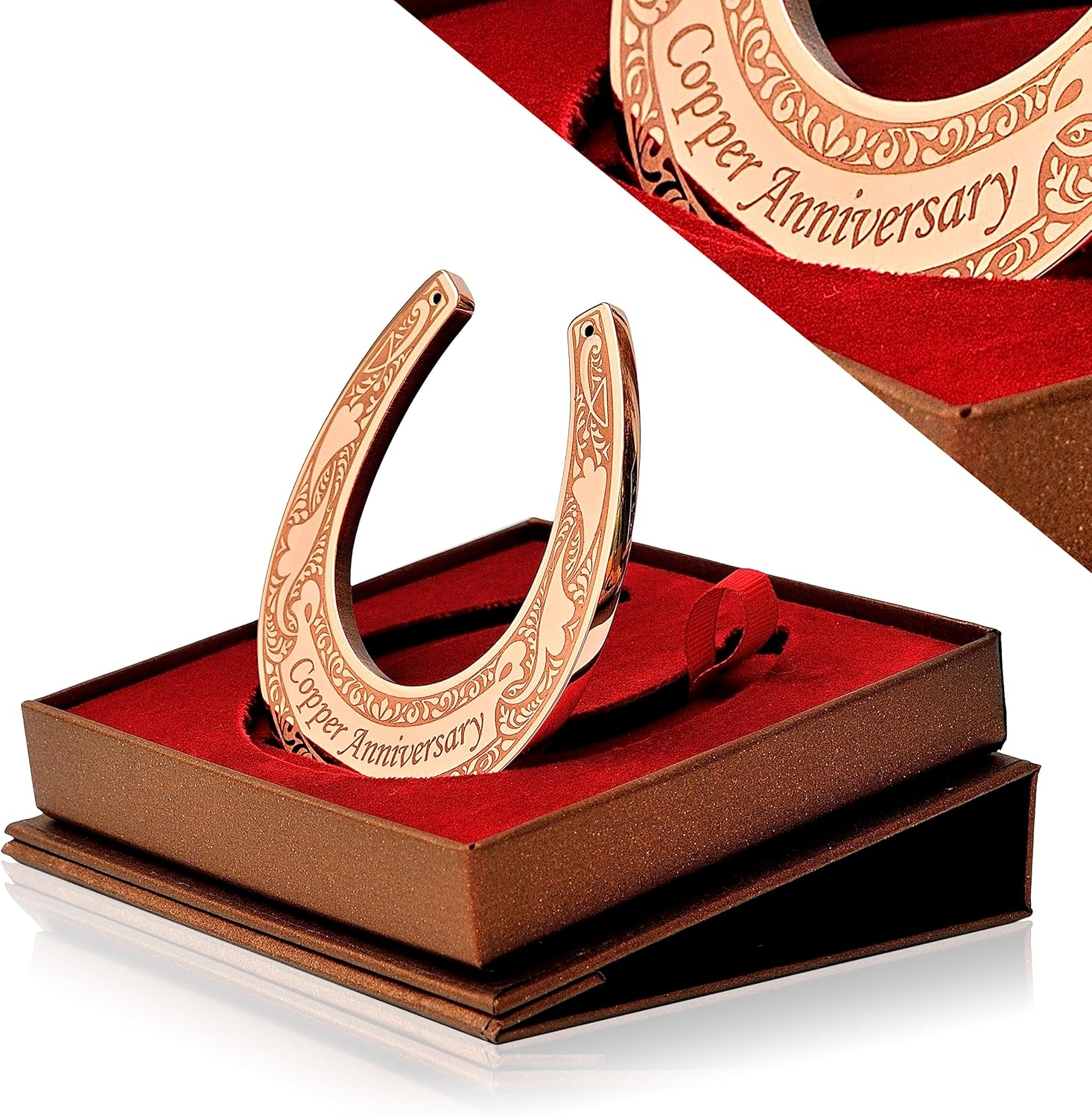 Copper Anniversary Horseshoe Copper Gifts for 7th