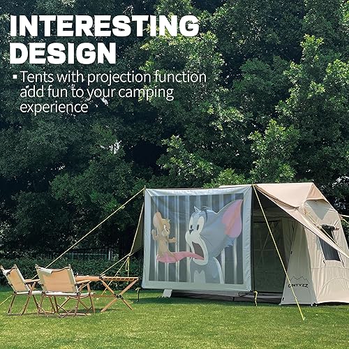 Miniatura 5 de ONTYZZ - Tienda de campaña grande impermeable para camping, senderismo, picnic al aire libre