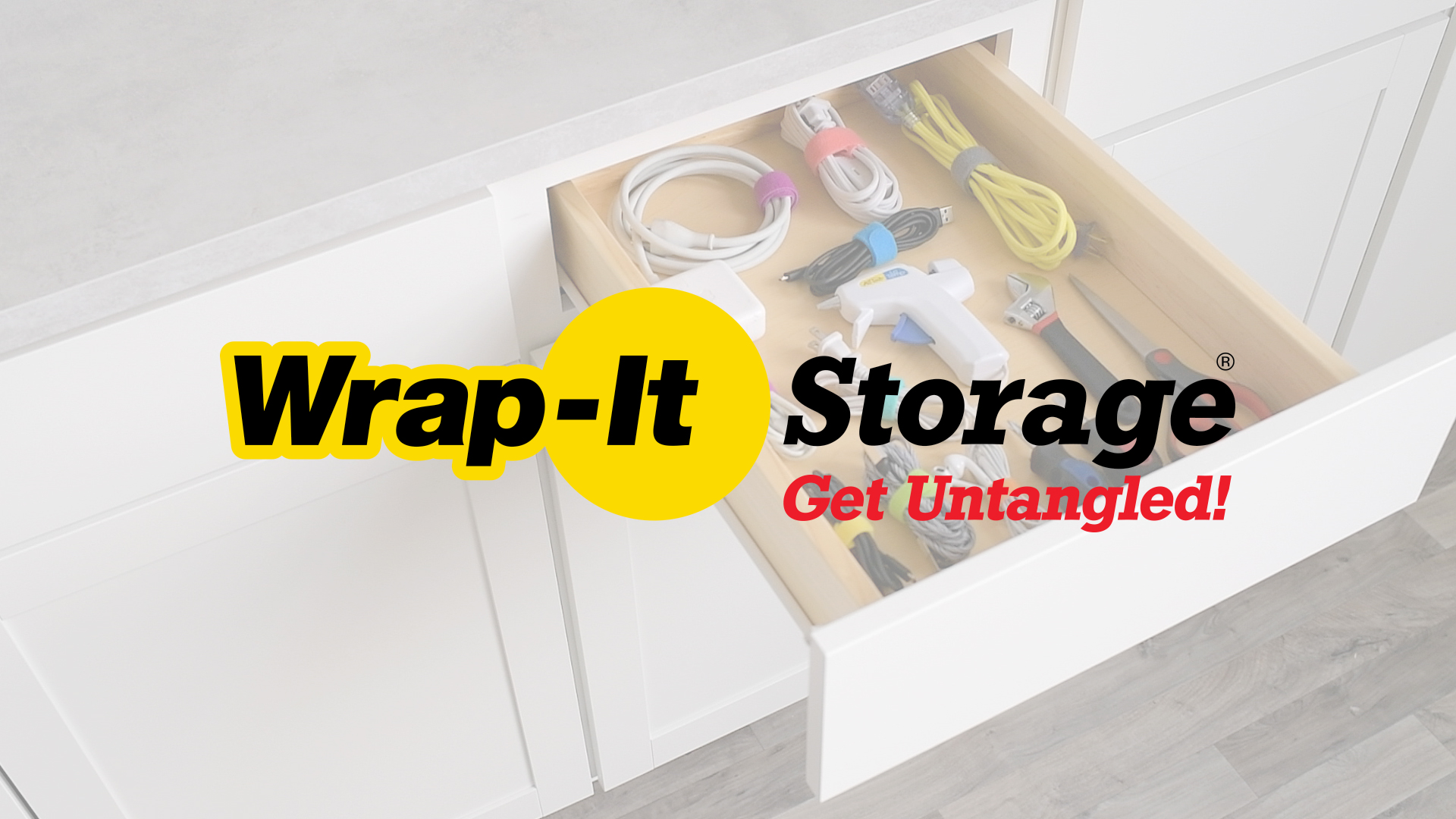 Wrap-It Storage Self-Gripping Cable Ties, 8 pulgadas, paquete de 100 (Negro) - Cintas para cables, organizadores de cables para gestión y almacenamiento miniatura 7