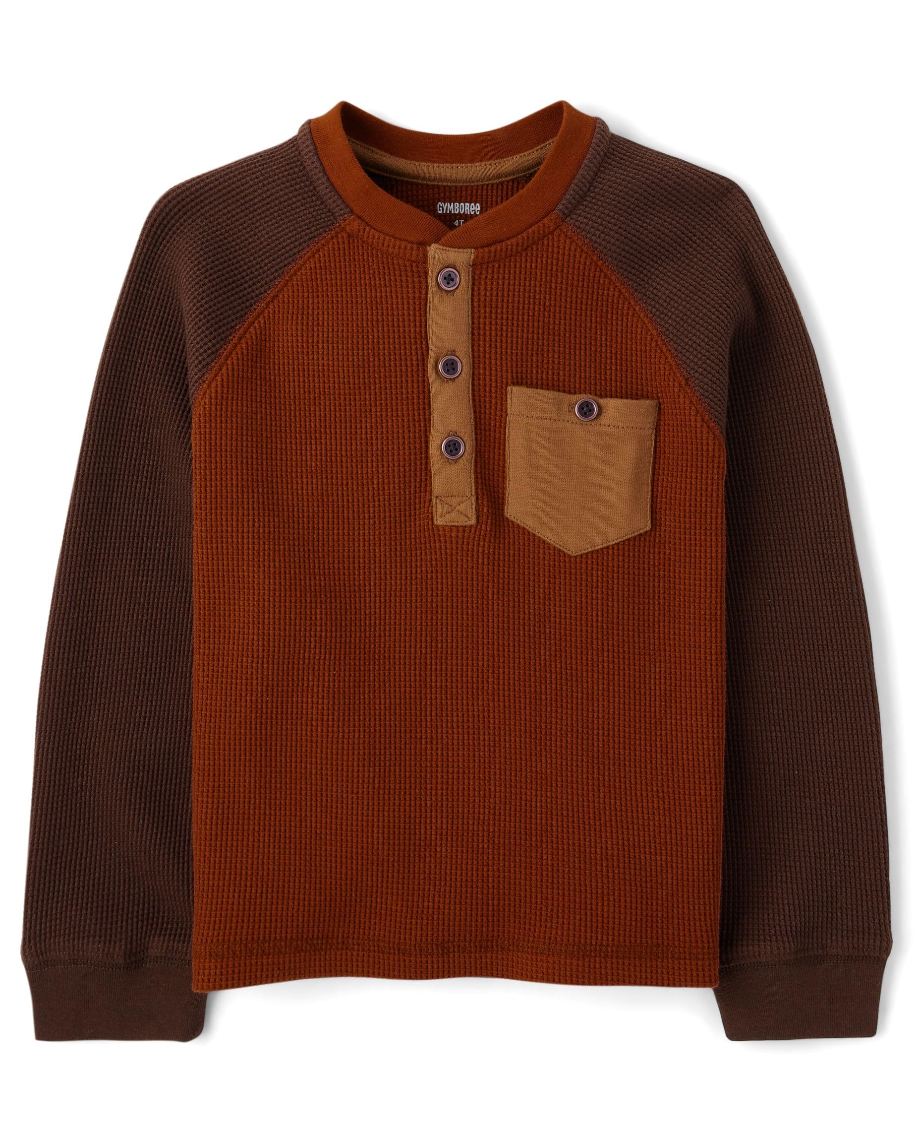 Gymboree Boys and Toddler Long Sleeve Thermal Henley Shirt