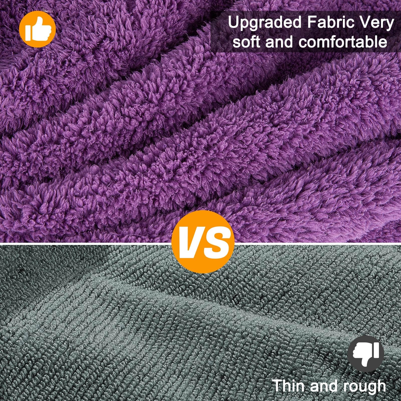 Dog Bathrobe Super Absorbent Dog Towels Large Quick Drying Robes for After Bath Soft Adjustable Warm Keeping Dogs Towel(S-XXL)