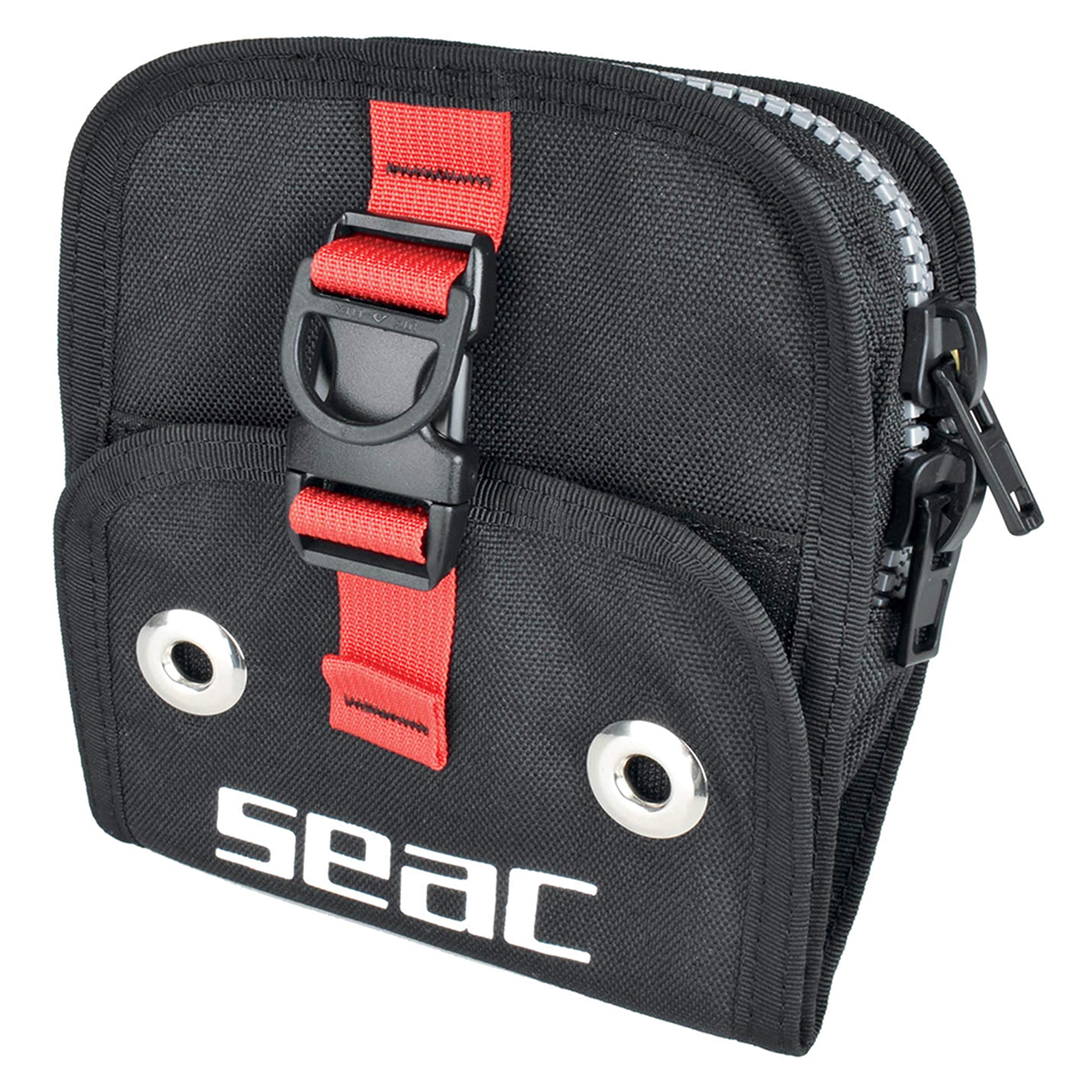 Bolsillo Multipropósito Chaleco SEAC Sub con enganche reforzado para accesorios de buceo 2