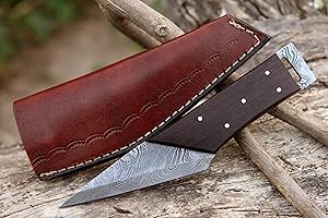 Custom Hand Forged Kiridashi Knife, D2 Steel Blade