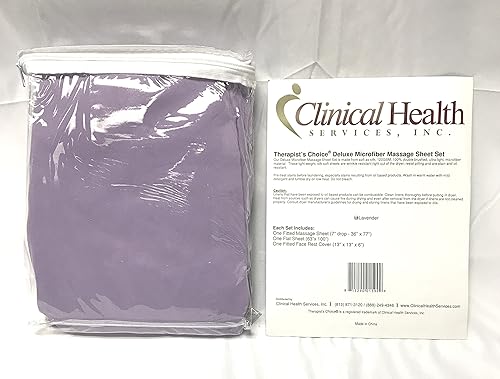 Miniatura 6 de Therapist's Choice juego de sábanas prémium de microfibra para masajes, 3 unidades, marrón (CHOCOLATE (Dark Brown)), 1