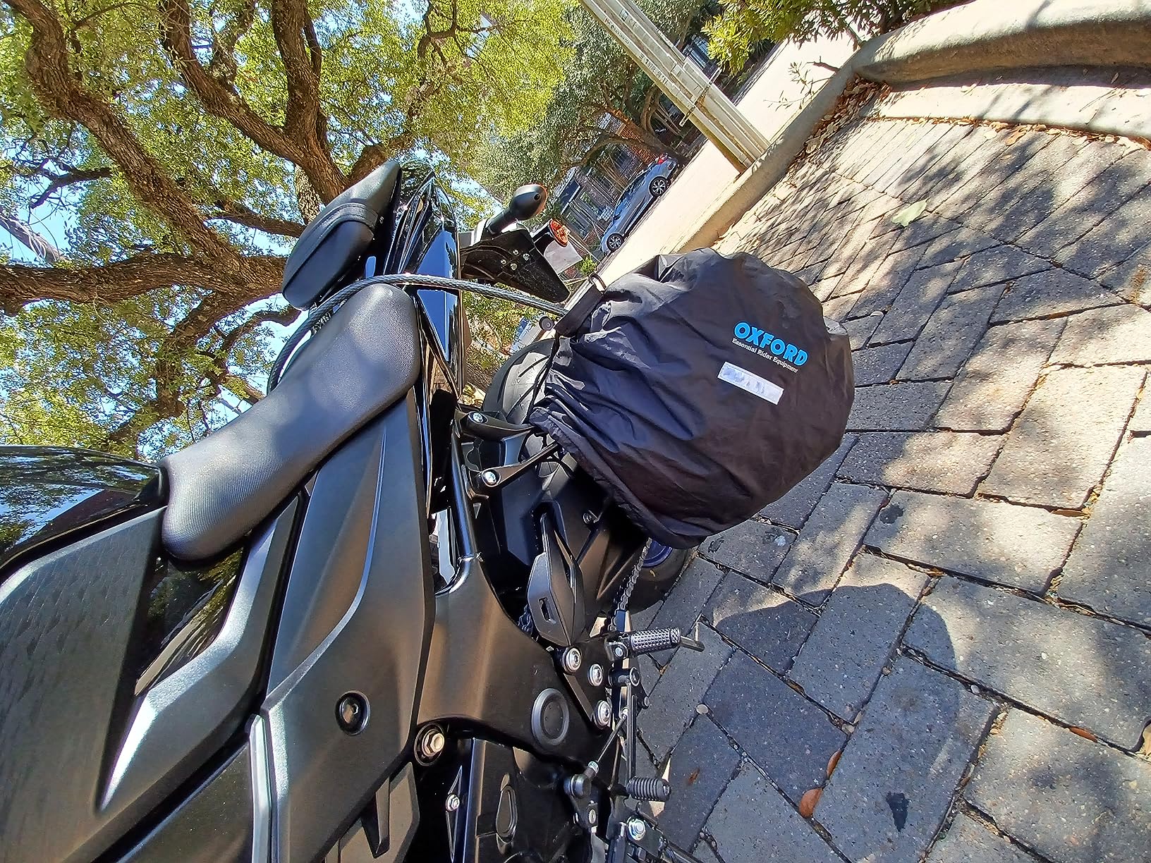 Oxford Lockable Helmet Bag,Black Automotive