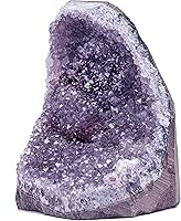 Vista 4 de 6.5 to 8 Lb Amethyst Crystal Geode From Uruguay – 6.5" to 10" Height, Natural Large Amethyst Cluster Rock – Crystals and Healing Stones