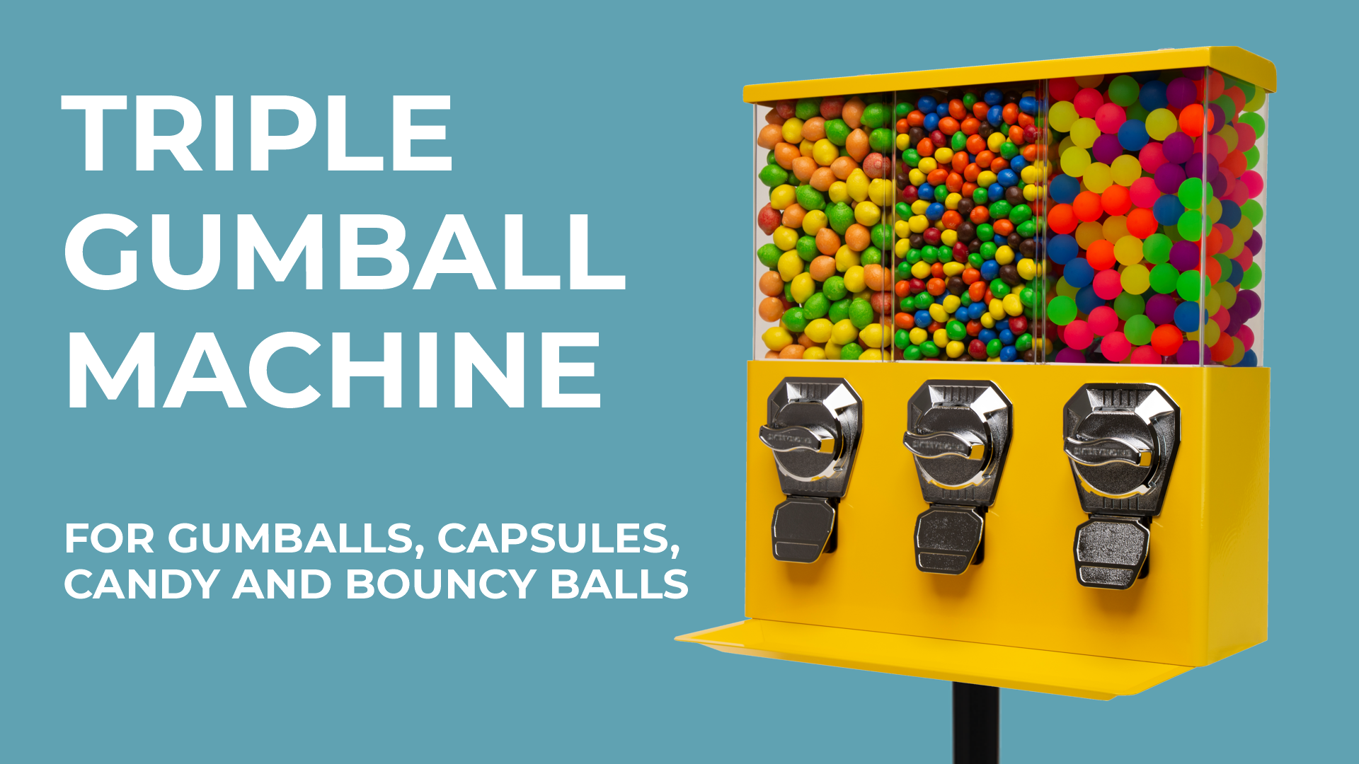 Watch Overview of the Triple Gumball and Candy Vending Machine on ...