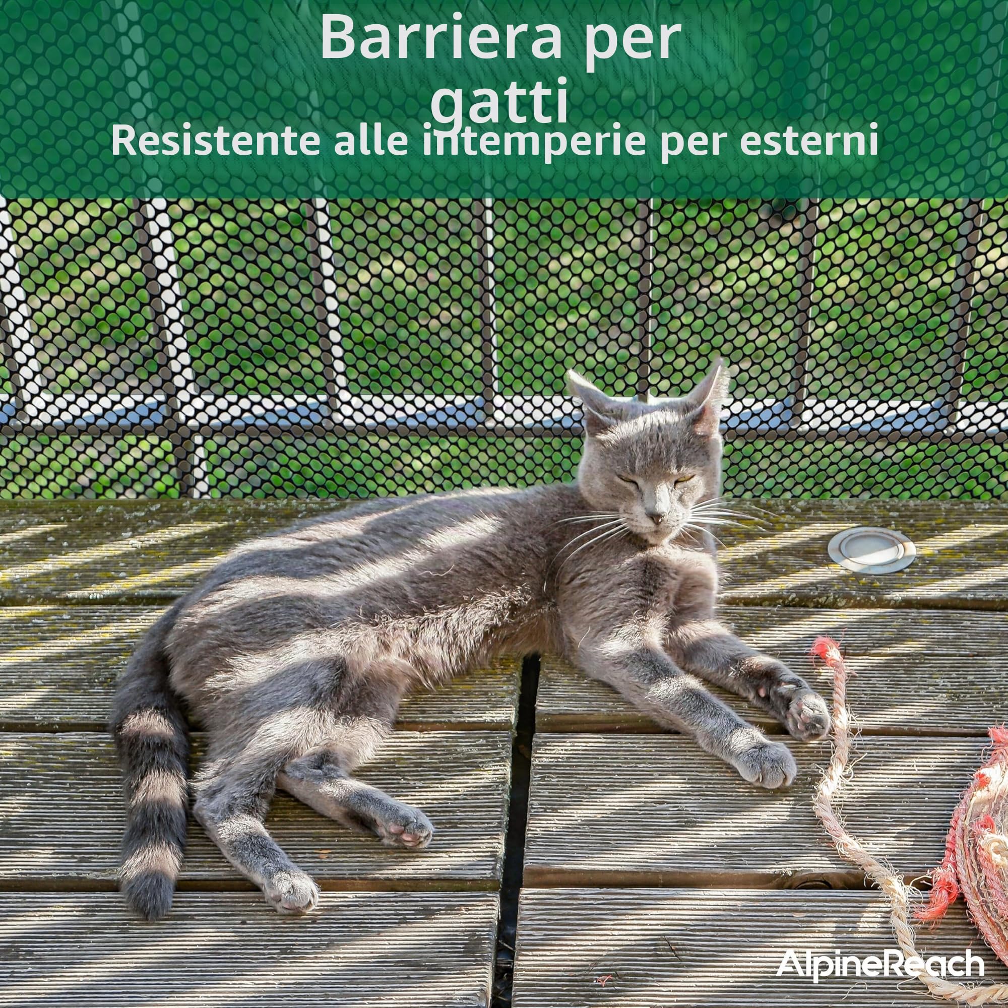 AlpineReach Rete metallica in plastica da 0,4 m x 9 m, rotolo di recinzione con fascette, ideale per pollame, cani, barriera per conigli e giardinaggio, rete resistente per polli, versatile e rigida