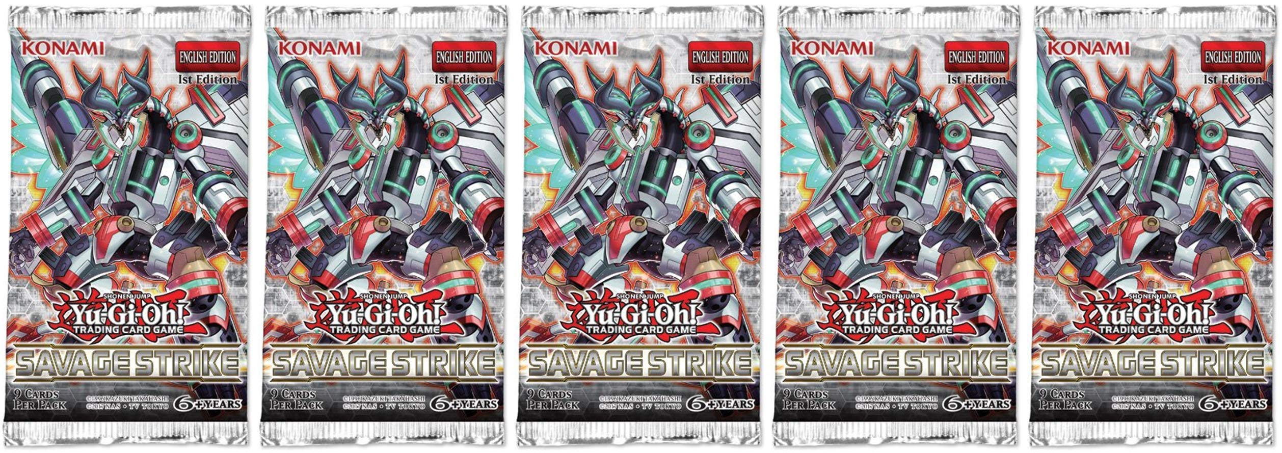 Yugioh 5x Savage Strike Booster Packs Yu Gi Oh Brand | Desertcart Belize