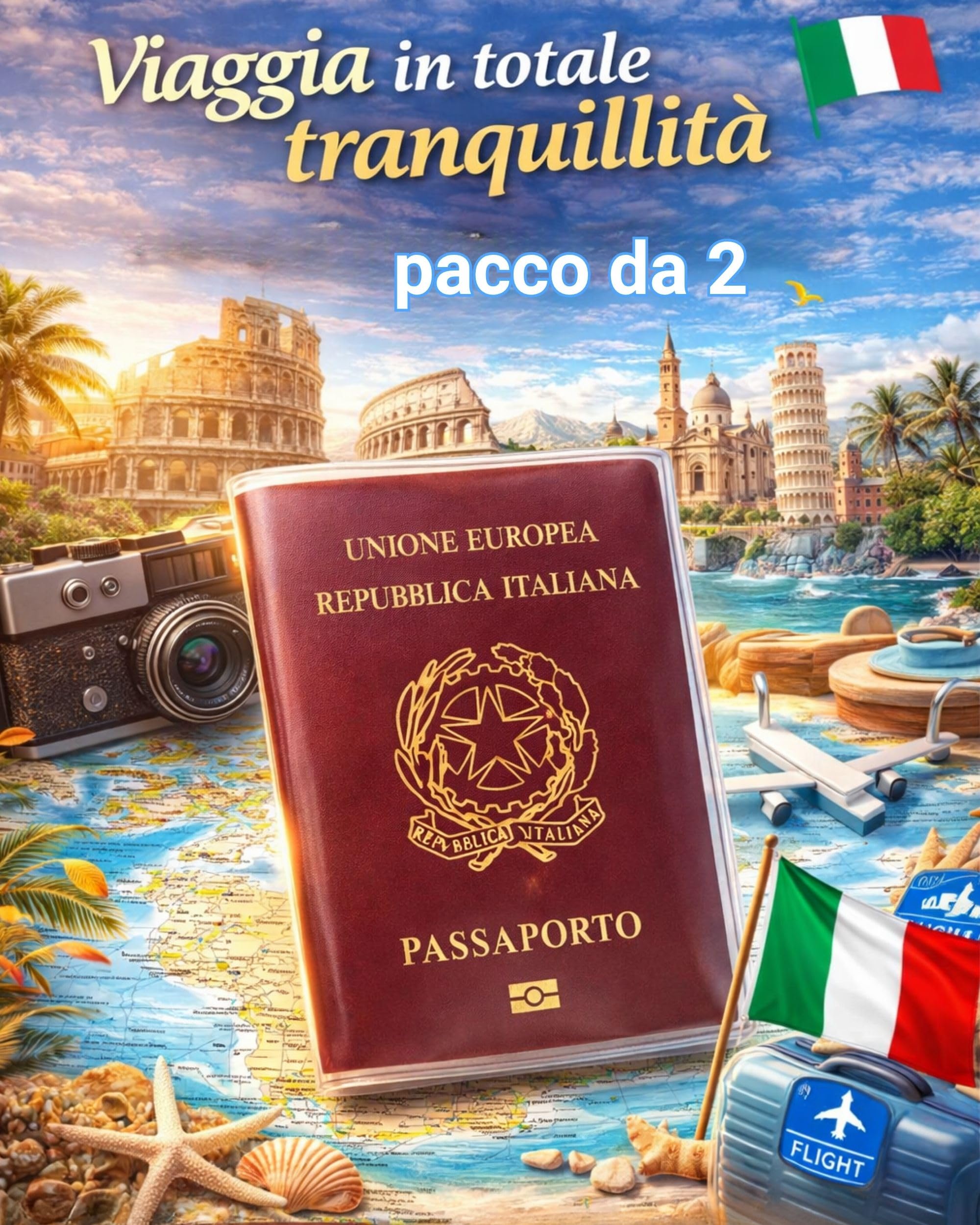 Ugozen Porta Passaporto Transparente | Etui di Protezione Pratico per Passaporti | Pochette per Passaporto da Viaggio - Protezione Ottimale (2)
