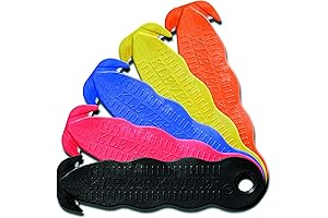 Klever Innovations Cutter Stainless Steel Package Opener, Safety Utility Cutter