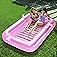 SLOOSH Inflatable Tanning Pool Lounger Float, 85" x 57" Extra Large Pool Floats Adult with Pillow, 4 in 1 Suntan Tub Raft Flo