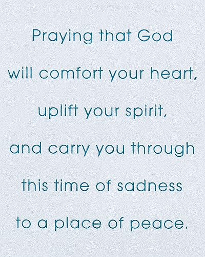 Miniatura 5 de Tarjeta de condolencia religiosa de American Greetings (Fe, Esperanza y Amor)